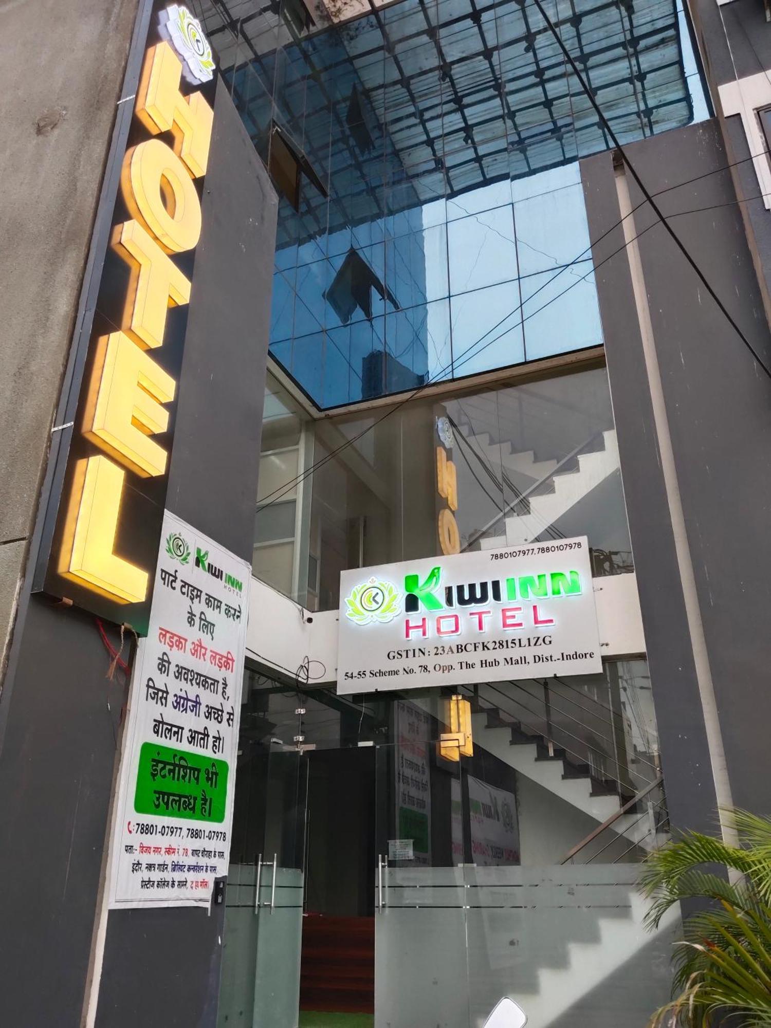 Hotel Kiwi Inn Vijaynagar Scheme 78 Indore Buitenkant foto
